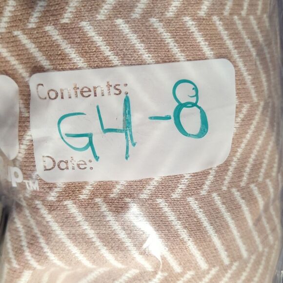 Loft Size XS/S Cream And White Cowl Neck Oversized Poncho Sweater W/ Sleeves - Picture 9 of 9